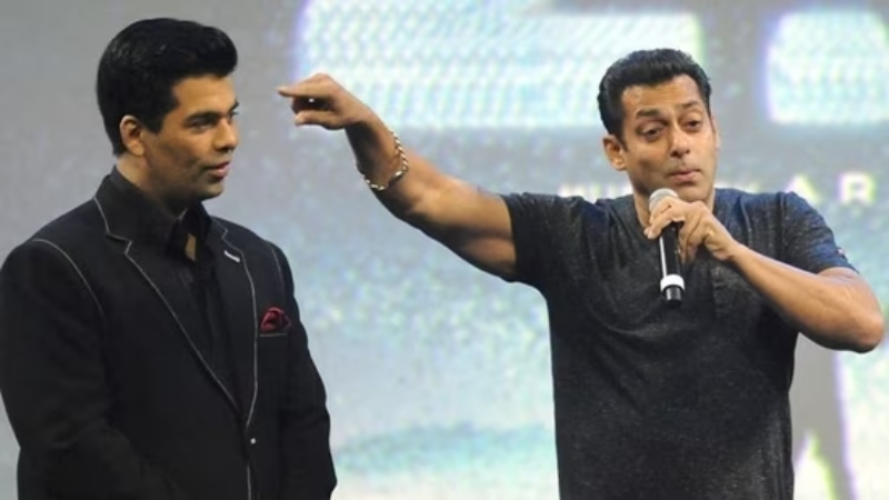 ‘I should say it, when the time is right,’ says Karan Johar about his upcoming Salman Khan film
