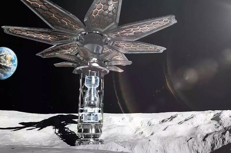 A hypothetical nuclear reactor unveiled by Rolls-Royce may one day power a moon colony