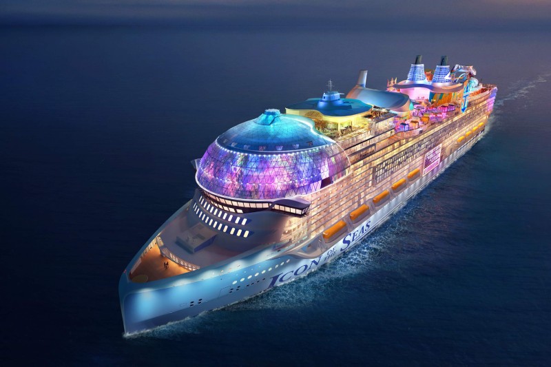 The biggest cruise ship in the world finally sails the open seas
