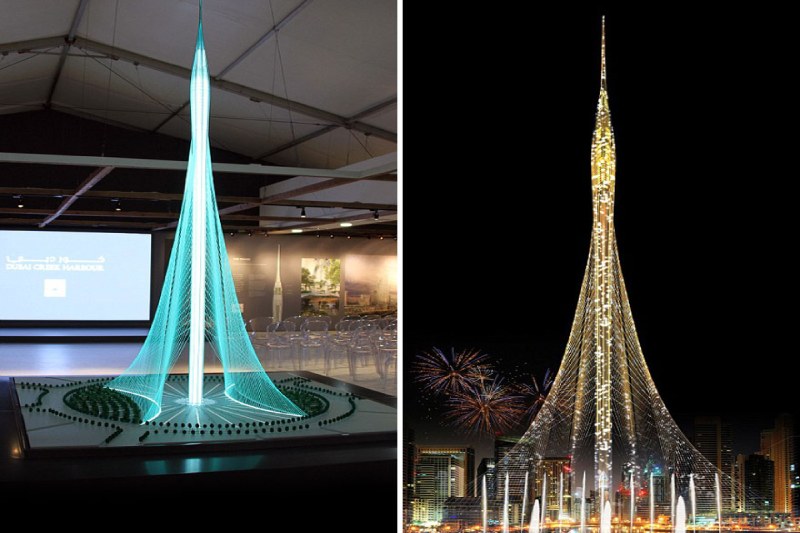Building of the Female Burj Khalifa in Dubai