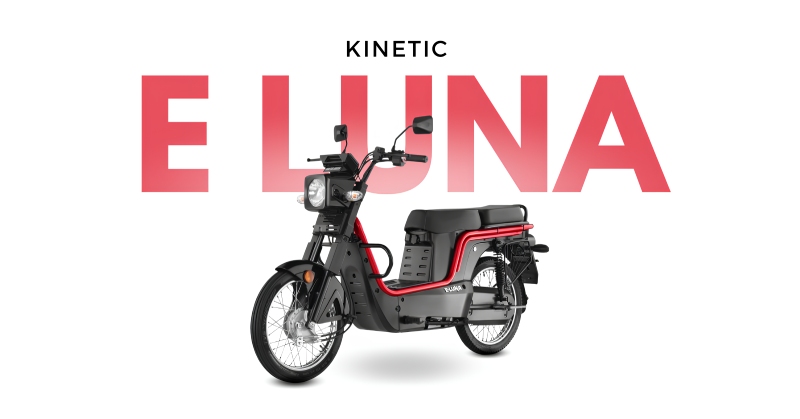 In India, the Kinetic E-Luna will officially available at a price of Rs. 69,990