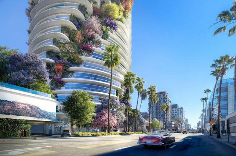 Spirals of Plants are Integrated into this Insane New Office Tower in Los Angeles